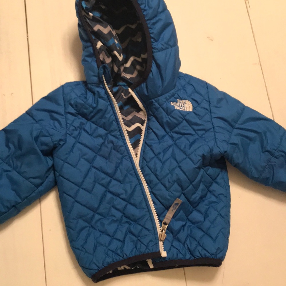 North face 18-24 reversible coat